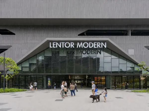 Entrance to Lentor Modern mall
